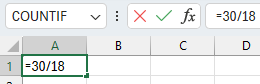 Vzorec na delenie dvoch čísel - Základy Microsoft Excel