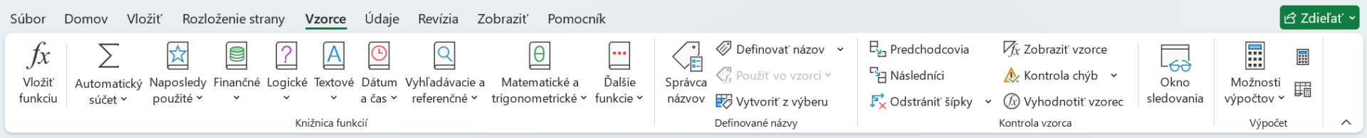 Karta Vzorce v Microsoft Excel - Základy Microsoft Excel