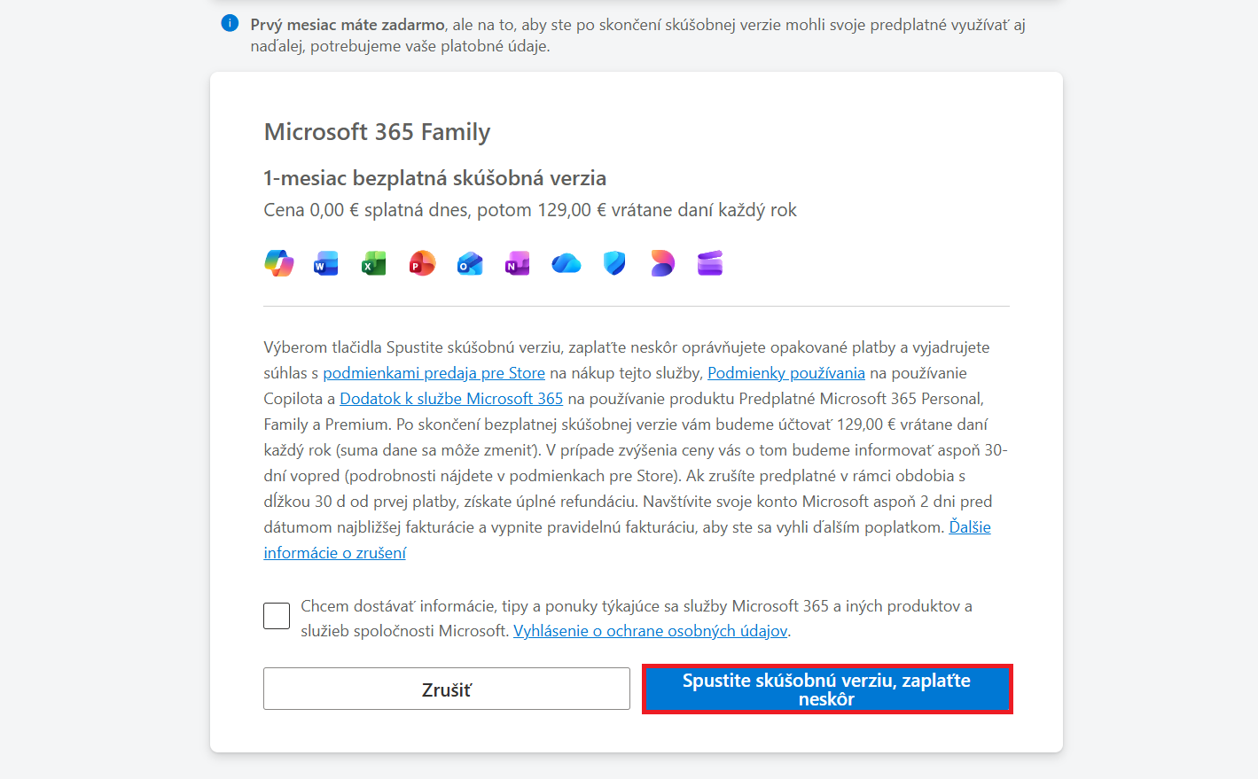 Spustenie bezplatnej verzie - Základy Microsoft Excel