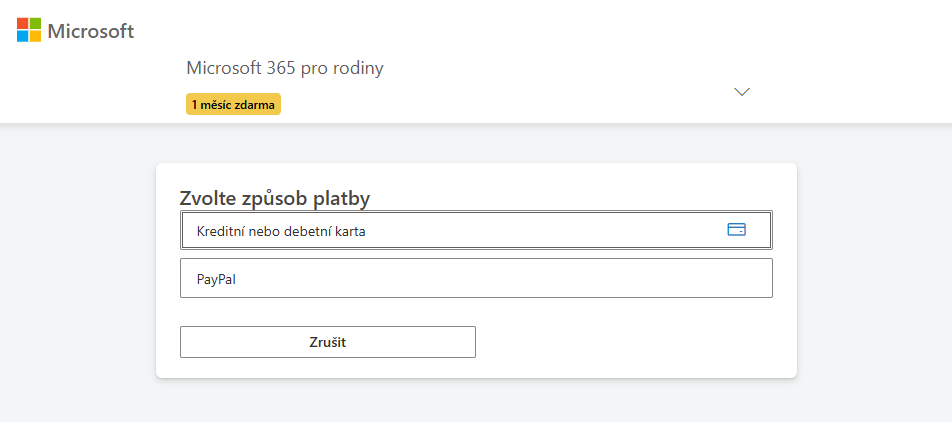 Výber platobnej metódy - Základy Microsoft Excel - Základy Microsoft Excel