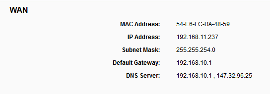 WAN konfigurácia routera - Sieťové technológie