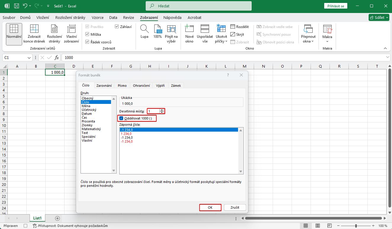 Nastavenie formátu čísla so zapnutým nahrávaním makra - Microsoft Excel pre pokročilých - Microsoft Excel pre pokročilých
