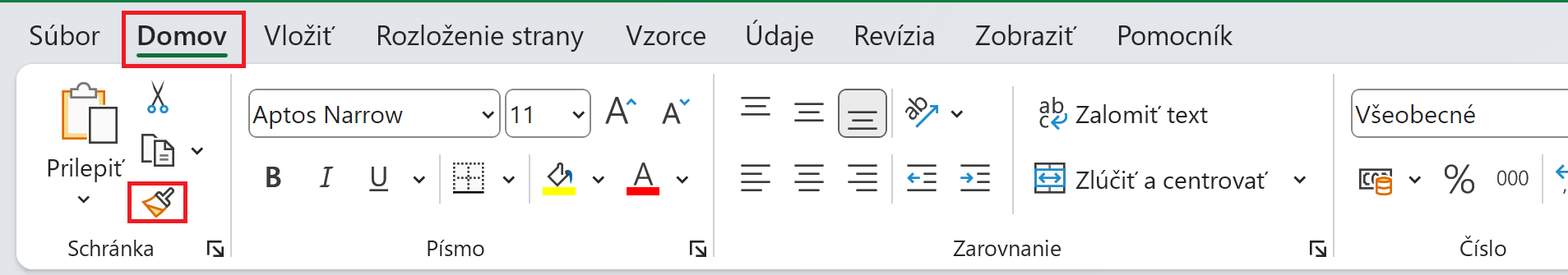 Ikona štetca na kopírovanie formátu - Microsoft Excel pre pokročilých