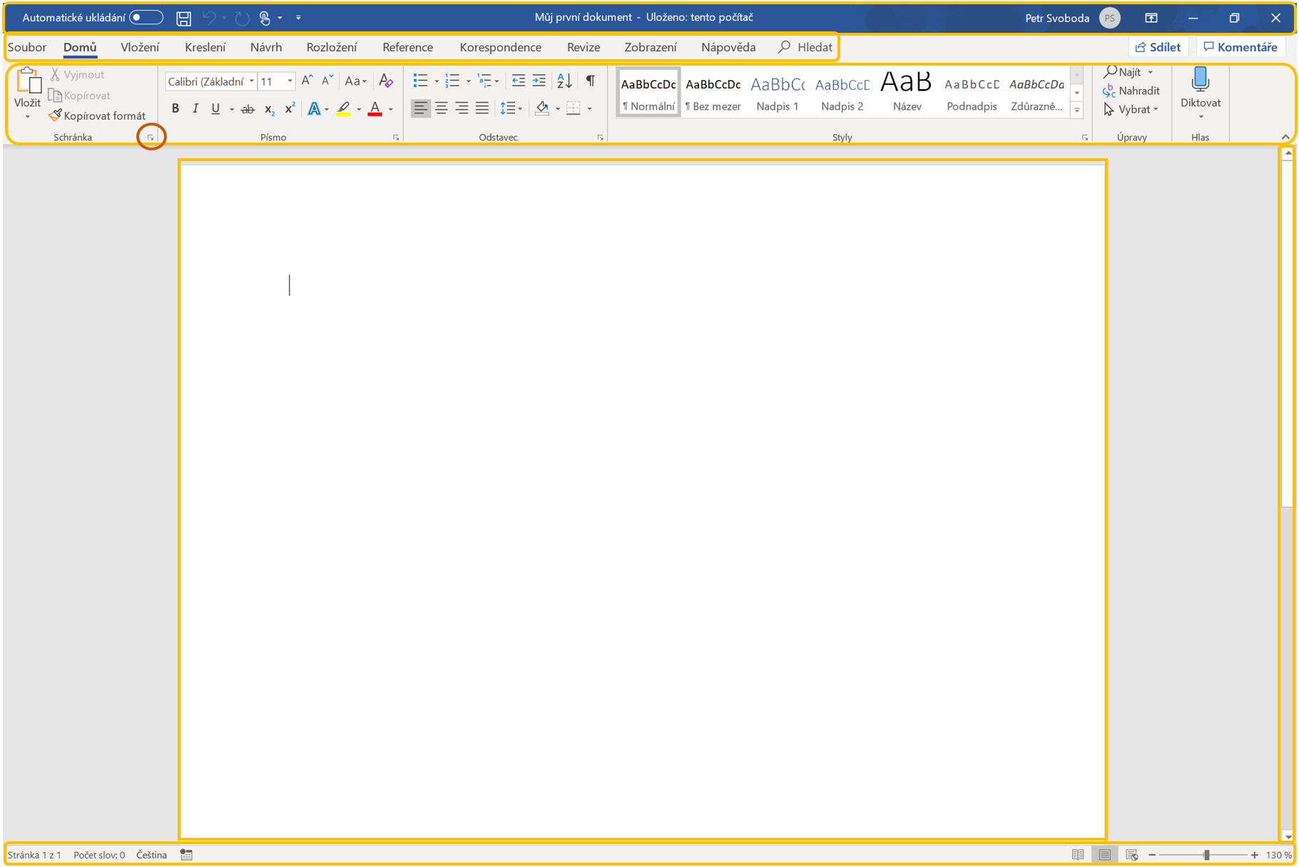 Základy Microsoft Word