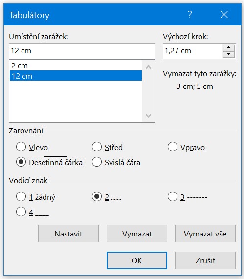 Základy Microsoft Word
