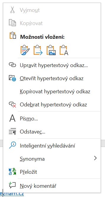 Základy Microsoft Word
