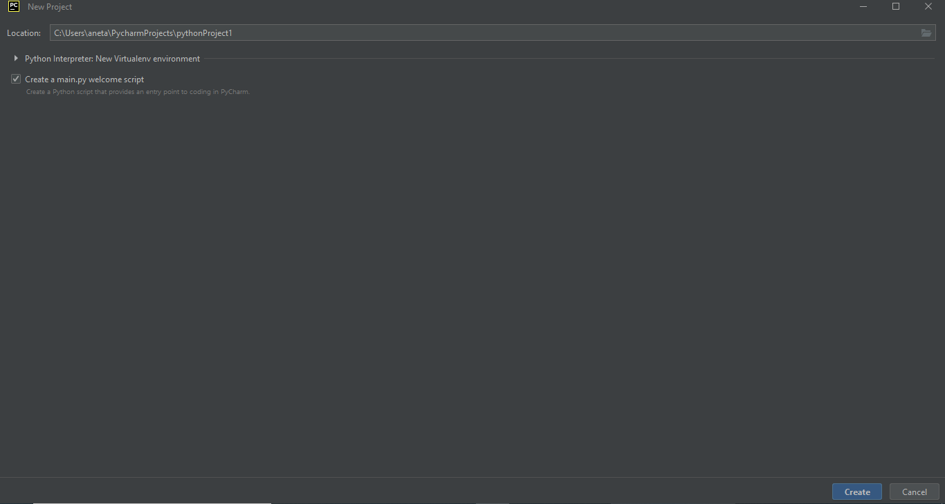 name&location - PyCharm - Pokročilá práca