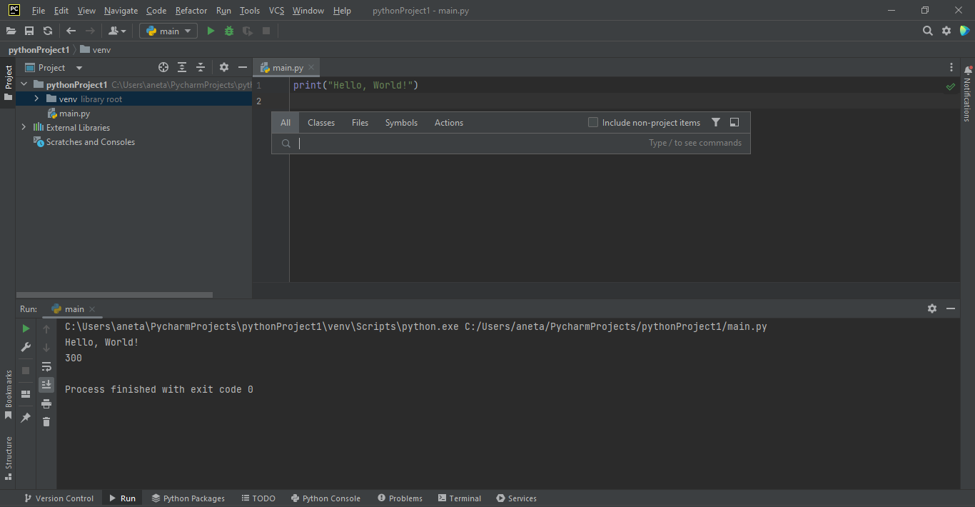 PyCharm - Pokročilá práca