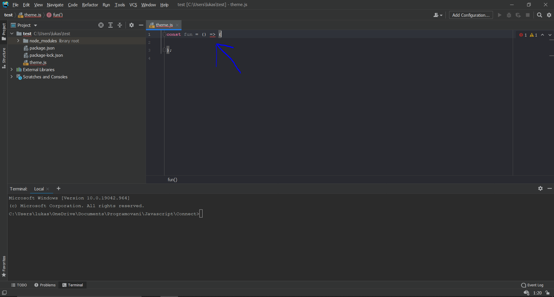Version 1 - Debugging