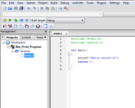 Code :: Blocks_projekt - Základné konštrukcie jazyka C