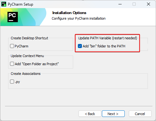 Nastavenie PATH pri inštalácii PyCharmu - Základné konštrukcie jazyka Python