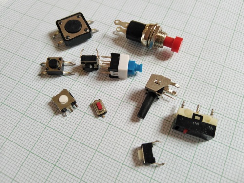 Tlačidiel existuje viac druhov - Arduino
