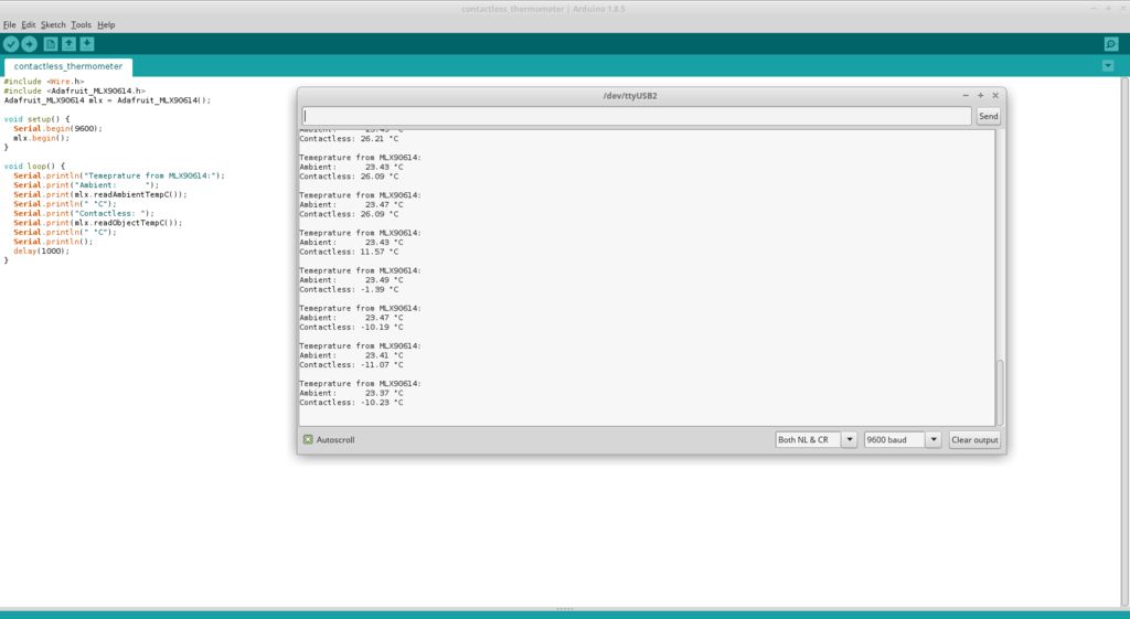 Ukážka meranie teploty s Arduino - Arduino