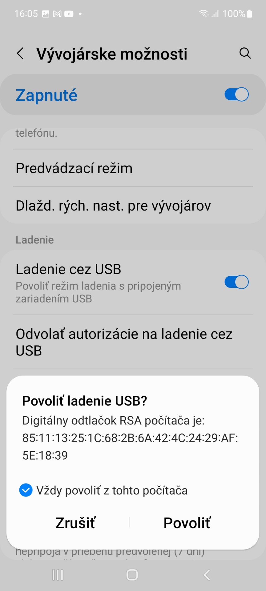 Ladenie USB key - Xamarin aplikácie Sudoku v C# .NET