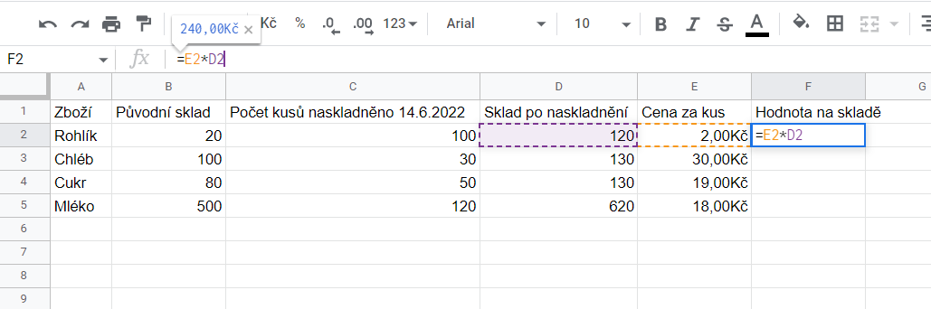 Základy - Google Tabuľky (Sheets)
