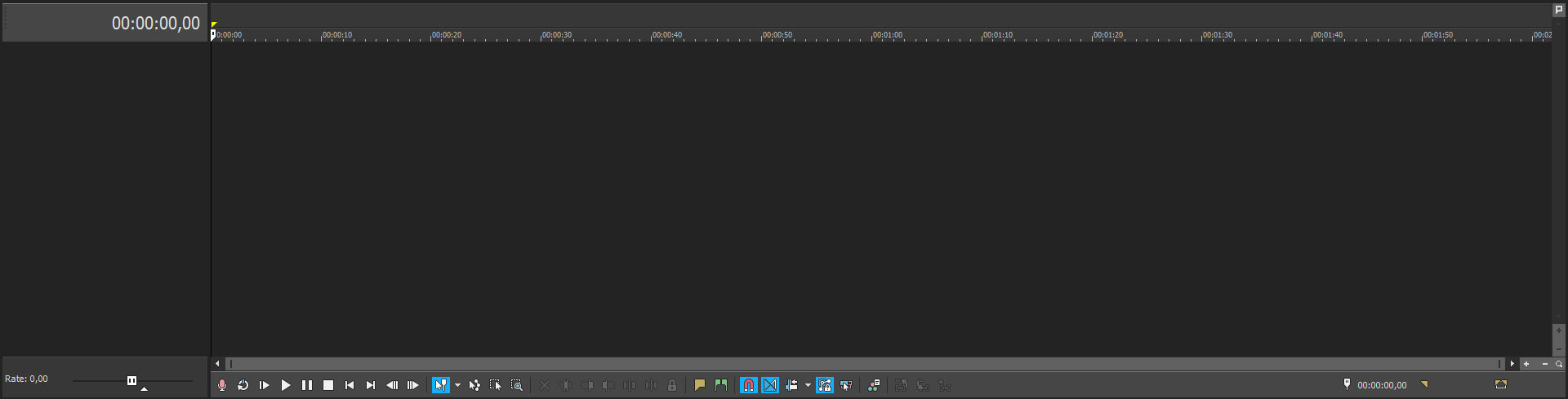 Časová os 1 - Úprava videa vo Vegas