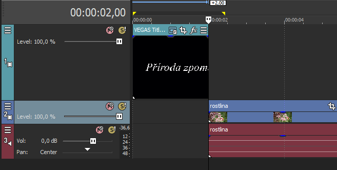TextNaZacatku - Úprava videa vo Vegas