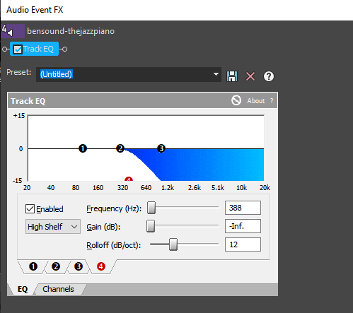 AudioEfekt - Úprava videa vo Vegas