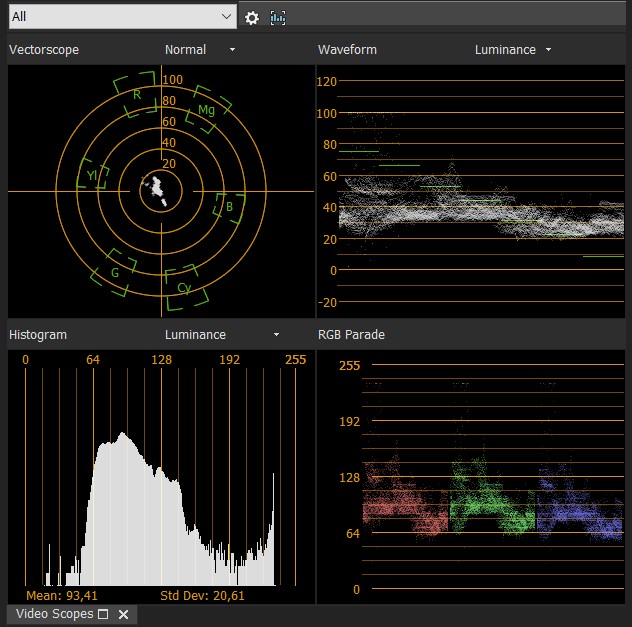 Vizualizér - Úprava videa vo Vegas