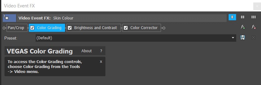 warning - Úprava videa vo Vegas