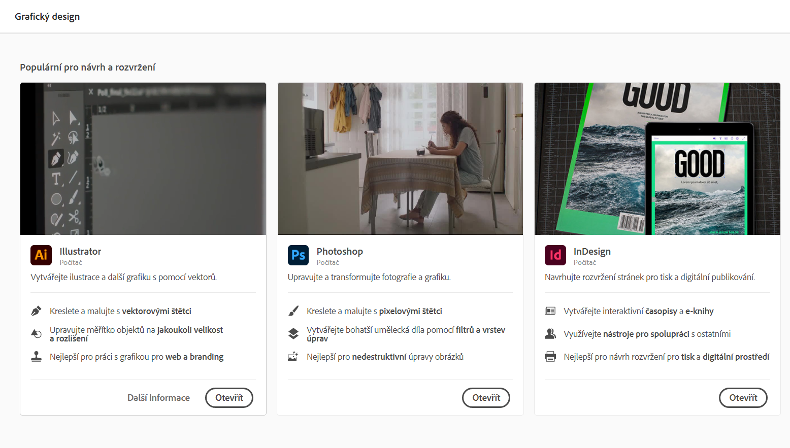 inštalácia - Adobe InDesign