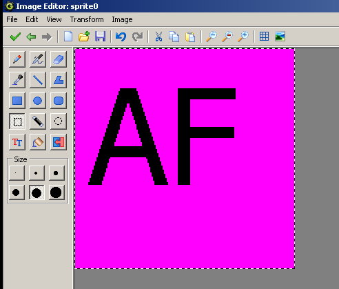 priehľadná farba - Game maker - základy a ikonky