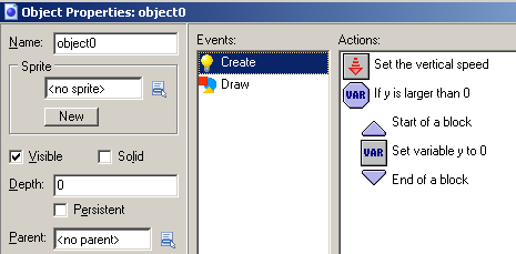 Game maker - základy a ikonky