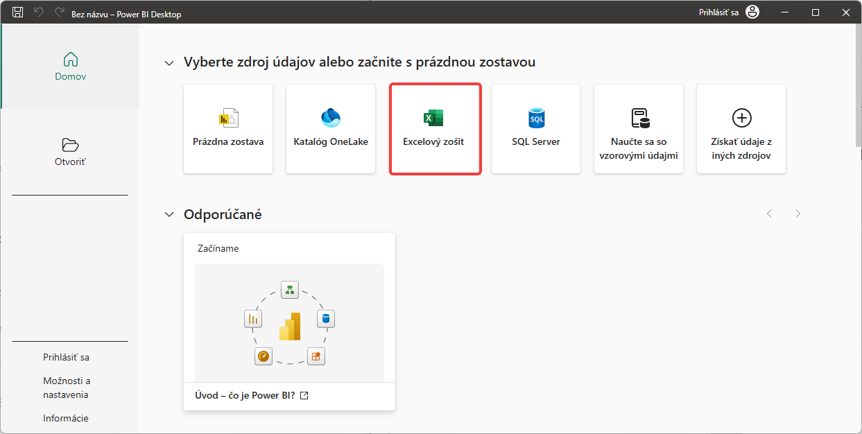 Import dát z Excelu - Dátová analýza s Power BI