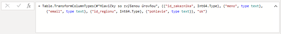 Jazyk M - Dátová analýza s Power BI