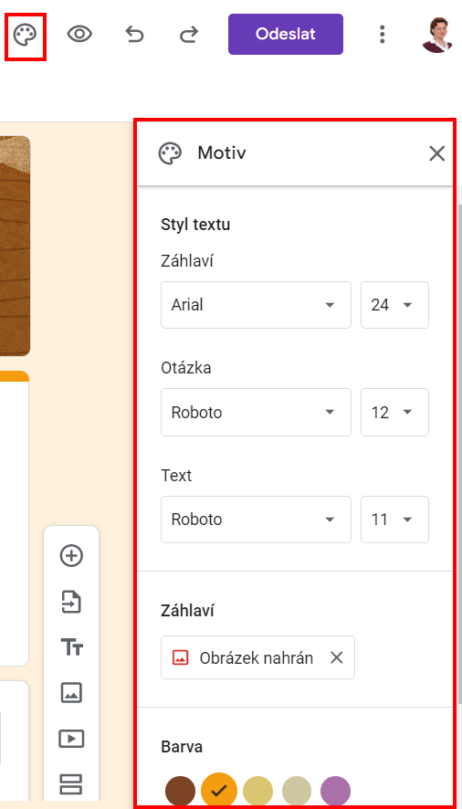 Formát - Základy - Google Formuláre (Forms)