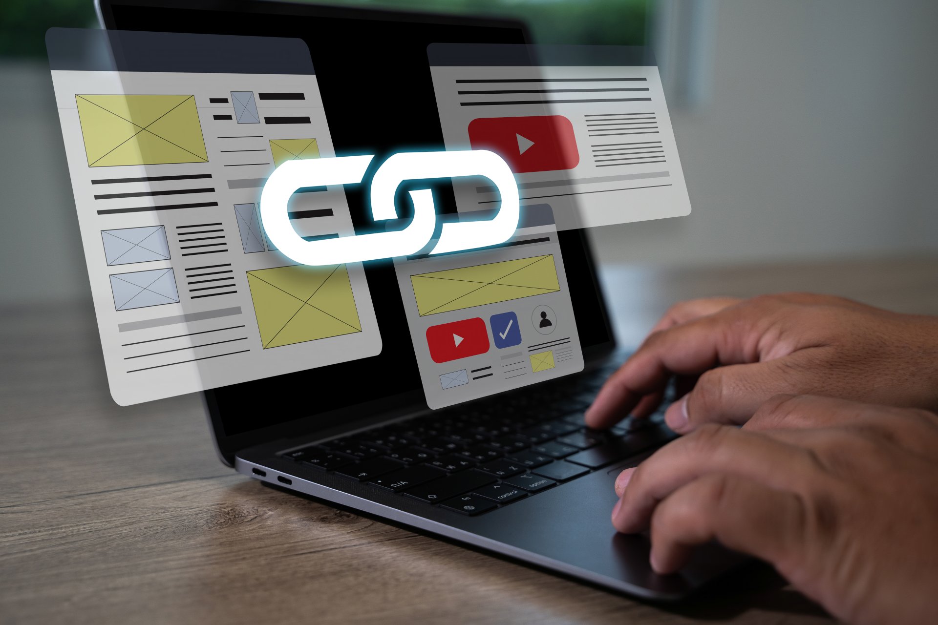 Ilustračný obrázok k linkbuildingu a spätným odkazom - SEO - Optimalizácia webov pre vyhľadávače