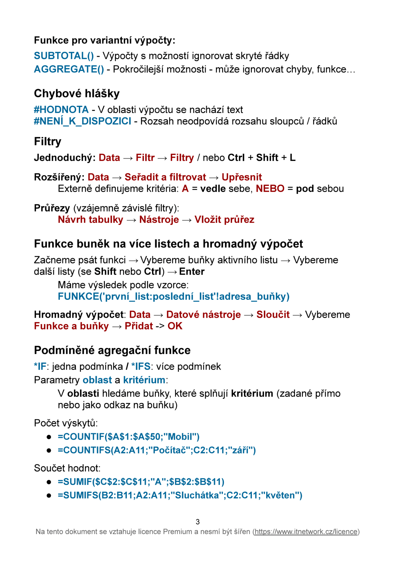 Ťahák pokročilého Microsoft Excel  - Microsoft Excel pre pokročilých - Microsoft Excel pre pokročilých