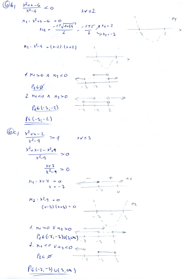 Matematická analýza – Rovnice a nerovnice