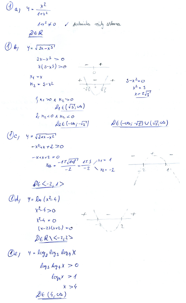Matematická analýza – Rovnice a nerovnice