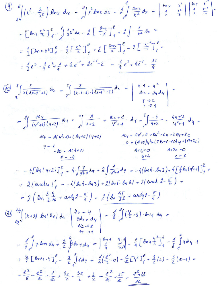 Matematická analýza – Určitý integrál